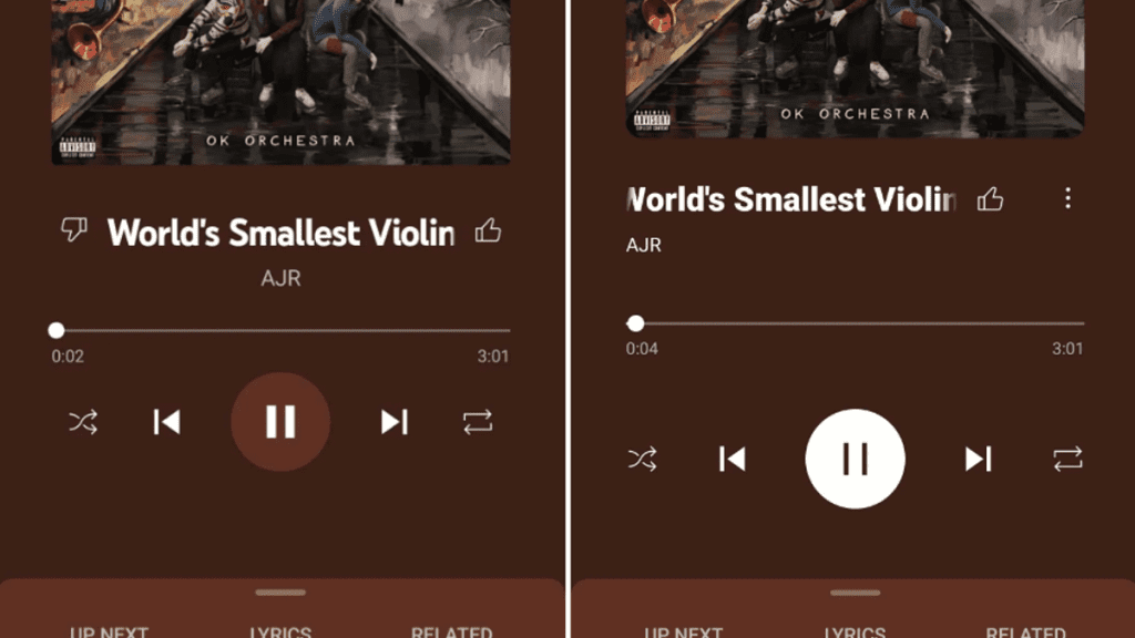YouTube Music Redesign Removes Dislike Button